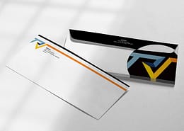 Design d'enveloppe et impression pour RepVision