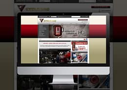 Design web du site web de CycloVac, entreprise à Blainville